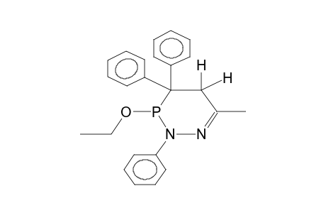 2,4,4-TRIPHENYL-6-METHYL-3-ETHOXY-2,3,4,5-TETRAHYDRO-1,2,3-DIAZAPHOSPHORINE