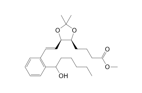 Methyl 4-((4S,5R)-5-((E)-2-(1-hydroxyhexyl)styryl)-2,2-dimethyl-1,3-dioxolane-4-yl)butanoate