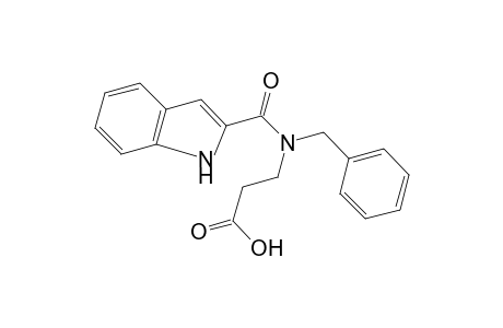 N-benzyl-N-[(indol-2-yl)carbonyl]-beta-alanine