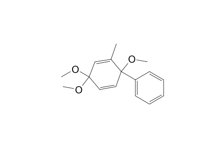Benzene, (1,4,4-trimethoxy-2-methyl-2,5-cyclohexadien-1-yl)-
