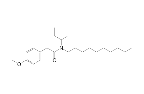 Acetamide, 2-(4-methoxyphenyl)-N-(2-butyl)-N-decyl-