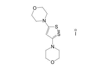 3,5-dimorpholino-1,2-dithiol-1-ium iodide