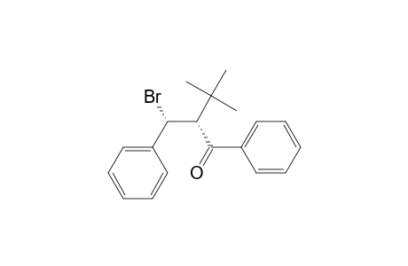 1-Butanone, 2-(bromophenylmethyl)-3,3-dimethyl-1-phenyl-, (R*,R*)-(.+-.)-