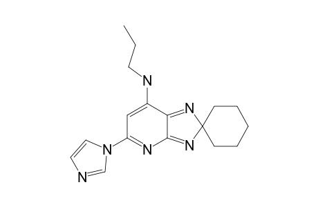 (5'-imidazol-1-ylspiro[cyclohexane-1,2'-imidazo[4,5-b]pyridine]-7'-yl)-propyl-amine