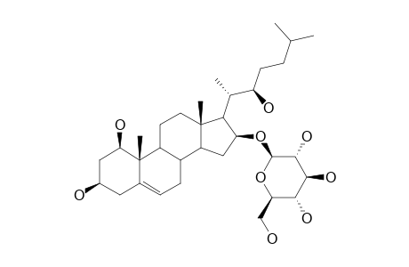 (22S)-CHOLEST-5-ENE-1-BETA,3-BETA,16-BETA,22-TETROL-16-O-BETA-D-GLUCOPYRANOSIDE