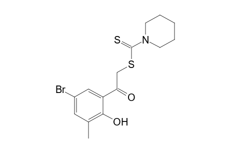 5'-BROMO-2'-HYDROXY-2-MERCAPTO-3'-METHYLACETOPHENONE, 2-(1-PIPERIDINECARBODITHIOATE)