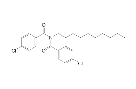 4-Chlorobenzamide, N-(4-chlorobenzoyl)-N-decyl-