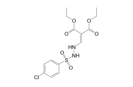 {{[(p-chlorophenyl)sulfonyl]hydrazino}methylenemalonic acid, diethyl ester