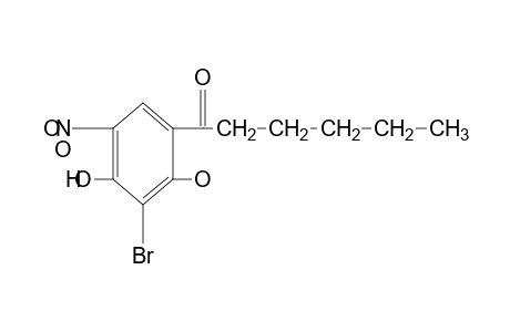 3'-bromo-2',4'-dihydroxy-5'-nitrohexanophenone