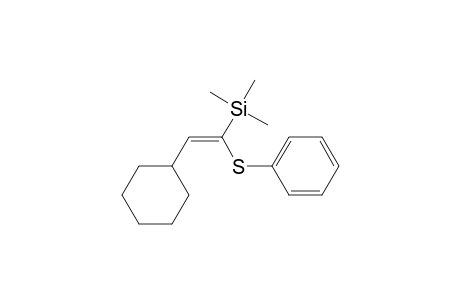 2-Cyclohexyl-1-phenylthio-1-(trimethylsilyl)ethene