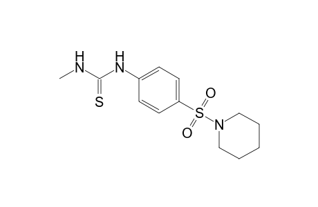 1-Methyl-3-[p-piperidinosulfonyl)phenyl]-2-thiourea