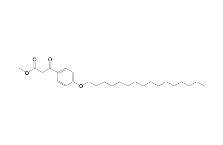 [p-(Hexadecyloxy)benzoyl]acetic acid, methyl ester