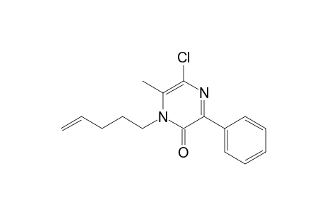 5-chloro-6-methyl-1-pent-4-enyl-3-phenylpyrazin-2-one