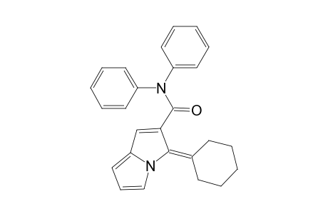 3-Cyclohexylidene-N,N-diphenyl-3H-pyrrolizine-2-carboxamide