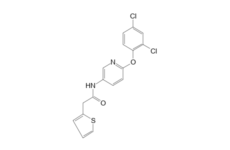 N-[6-(2,4-dichlorophenoxy)-3-pyridyl]-2-thiopheneacetamide