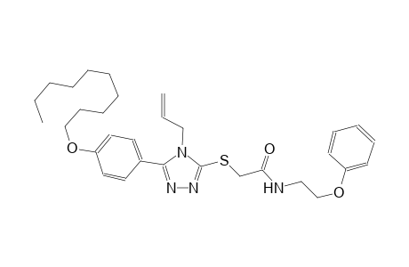 acetamide, 2-[[5-[4-(decyloxy)phenyl]-4-(2-propenyl)-4H-1,2,4-triazol-3-yl]thio]-N-(2-phenoxyethyl)-