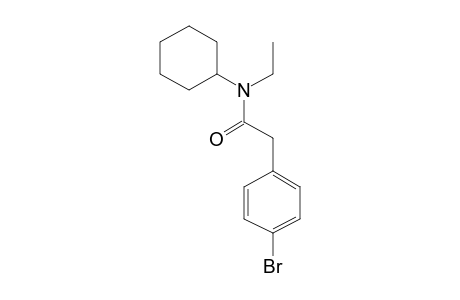 Benzeneacetamide, 4-bromo-N-cyclohexyl-N-ethyl-