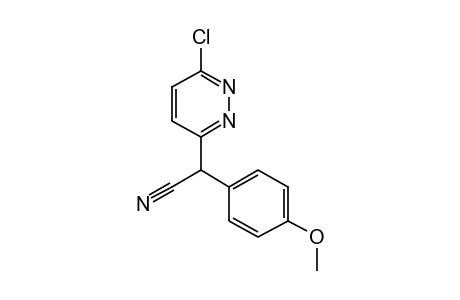 6-CHLORO-alpha-(p-METHOXYPHENYL)-3-PYRIDAZINEACETONITRILE