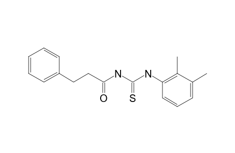 Thiourea, 1-(2,3-dimethylphenyl)-3-(3-phenylpropionyl)-