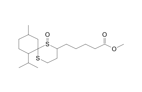 5-(7-Isopropyl-10-methyl-1-oxo-1,5-dithia-spiro[5.5]undec-2-yl)-pentanoic acid, methyl ester