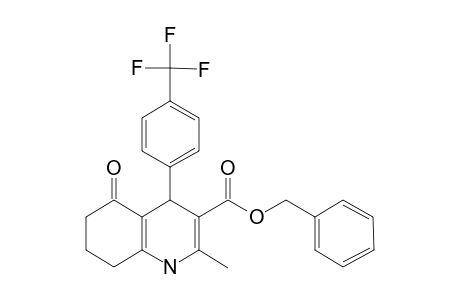 2-Methyl-5-oxo-4-(4-trifluoromethyl-phenyl)-1,4,5,6,7,8-hexahydro-quinoline-3-carboxylic acid benzyl ester