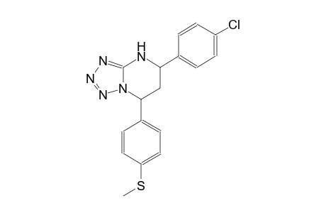 tetrazolo[1,5-a]pyrimidine, 5-(4-chlorophenyl)-4,5,6,7-tetrahydro-7-[4-(methylthio)phenyl]-