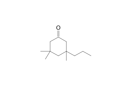 3,3,5-trimethyl-5-propylcyclohexan-1-one