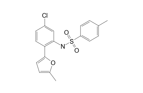 4-Methyl-N-[5-chloro-2-(5-methyl-2-furyl)phenyl]benzenesulfonamide