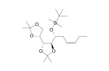 (Z)-6-o-Tert-butyldimethylsilyl-1,2,3,4,5-pentadeoxy-7,8:9,10-di-o-isopropylidene-D-manno-dec-3-enitol