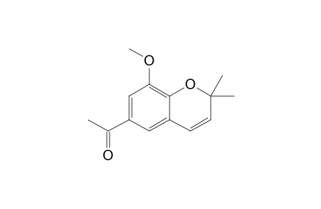 8-METHOXYENCECALIN;6-ACETOXY-8-METHOXY-BENZO-ALPHA-PYRAN