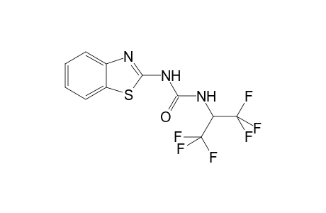 N-(1,3-Benzothiazol-2-yl)-N'-[2,2,2-trifluoro-1-(trifluoromethyl)ethyl]urea