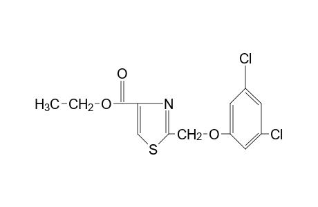 2-[(3,5-dichlorophenoxy)methyl]-4-thiazolecarboxylic acid, ethyl ester