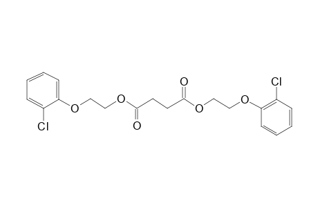 Succinic acid, di(2-(2-chlorophenoxy)ethyl) ester