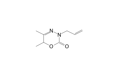 3-Allyl-5,6-dimethyl-3,6-dihydro-[1,3,4]oxadiazin-2-one