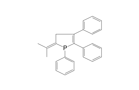 1-Phosphacyclopent-2-ene, 1,2,3-triphenyl-5-dimethylmethylene