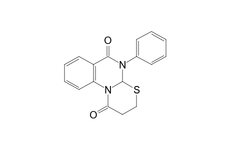 4a,5-DIHYDRO-5-PHENYL-3H,6H-[1,3]THIAZINO[3,2-a]QUINAZOLINE-1(2H), 6-DIONE