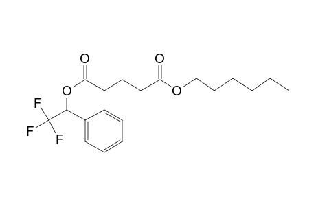 Glutaric acid, hexyl 1-phenyl-2,2,2-trifluoroethyl ester