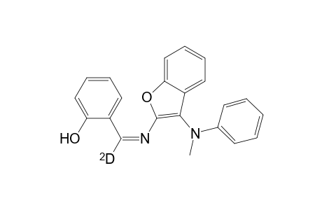 3-(N-methylanilino)-2-(.alpha.-2H1)salicylidene-aminobenzofuran