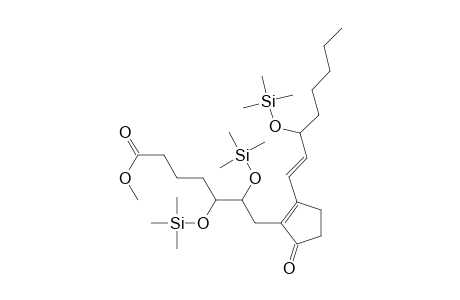 Methyl 5,6-di(trimethylsiloxy)-7-(3-(3-(trimethylsiloxy)octa-1-enyl)-1-oxocyclopenta-2-en-2-yl)heptanoate