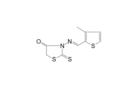 3-{[(E)-(3-methyl-2-thienyl)methylidene]amino}-2-thioxo-1,3-thiazolidin-4-one