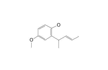 Phenol, 2-(1-methyl-2-buthenyl)-4-methoxy-