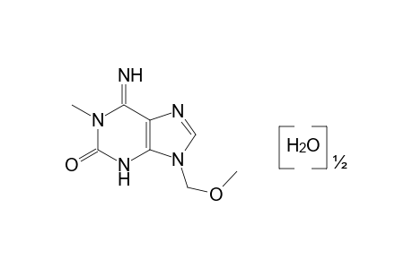 9-(methoxymethyl)-1-methylisoguanine, hemihydrate