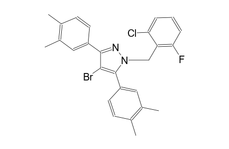 4-bromo-1-(2-chloro-6-fluorobenzyl)-3,5-bis(3,4-dimethylphenyl)-1H-pyrazole