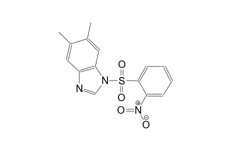 1H-benzimidazole, 5,6-dimethyl-1-[(2-nitrophenyl)sulfonyl]-