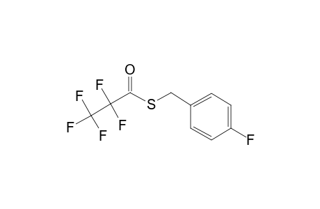 4-Fluorobenzyl mercaptan, S-pentafluoropropionyl-