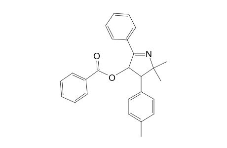 3-BENZOYLOXY-5,5-DIMETHYL-2-PHENYL-4-(PARA-TOLYL)-1-PYRROLINE