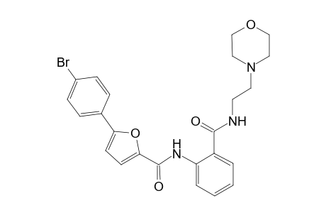 2-furancarboxamide, 5-(4-bromophenyl)-N-[2-[[[2-(4-morpholinyl)ethyl]amino]carbonyl]phenyl]-