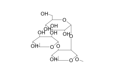 METHYL 3-O-(ALPHA-L-RHAMNOPYRANOSYL)-2-O-(ALPHA-D-GLUCOPYRANOSYL)-ALPHA-L-RHAMNOPYRANOSIDE