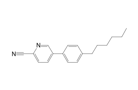 5-(p-hexylphenyl)-2-cyanopyridine