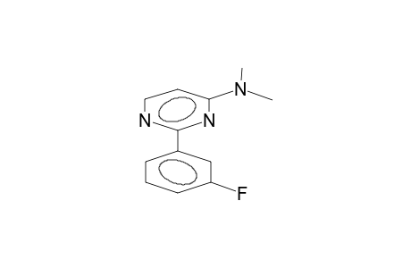 4-DIMETHYLAMINO-2-(META-FLUOROPHENYL)PYRIMIDINE